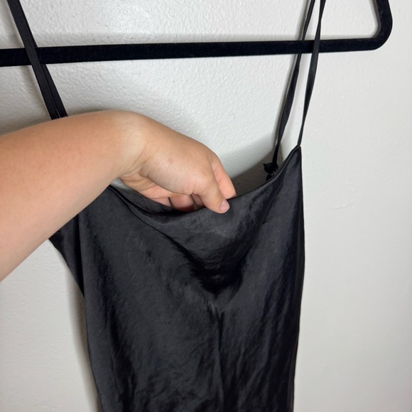 Princess Polly MARINA MINI DRESS BLACK Cocktail Strappy Open Back Dress - Picture 6 of 14